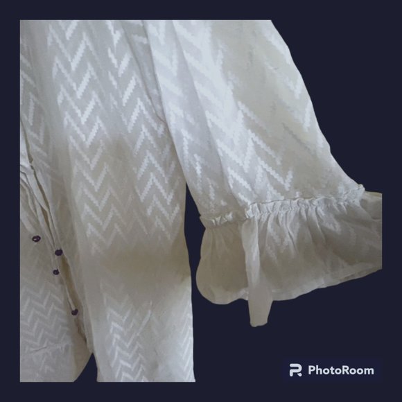 NWOT Club Z Collection White Swimsuit Cover-up XL - Picture 4 of 4